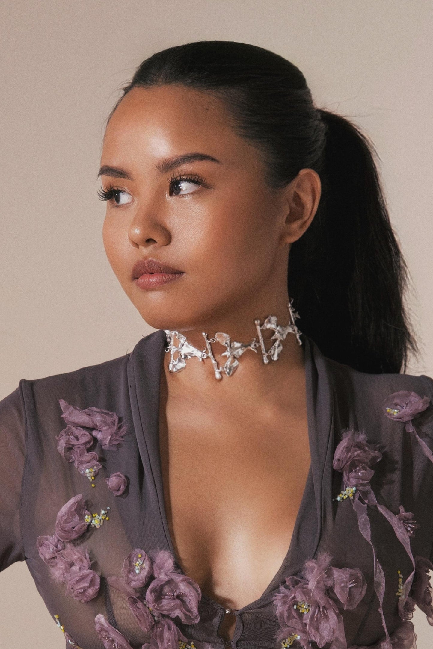 Sekar Choker (Silver)