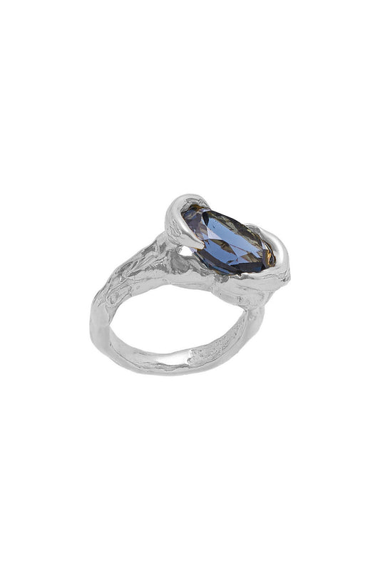 Iris Engagement Ring (silver)