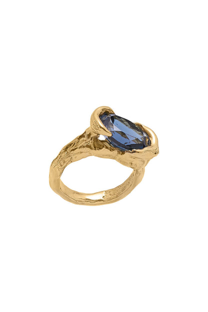 Iris Engagement Ring (fine gold)