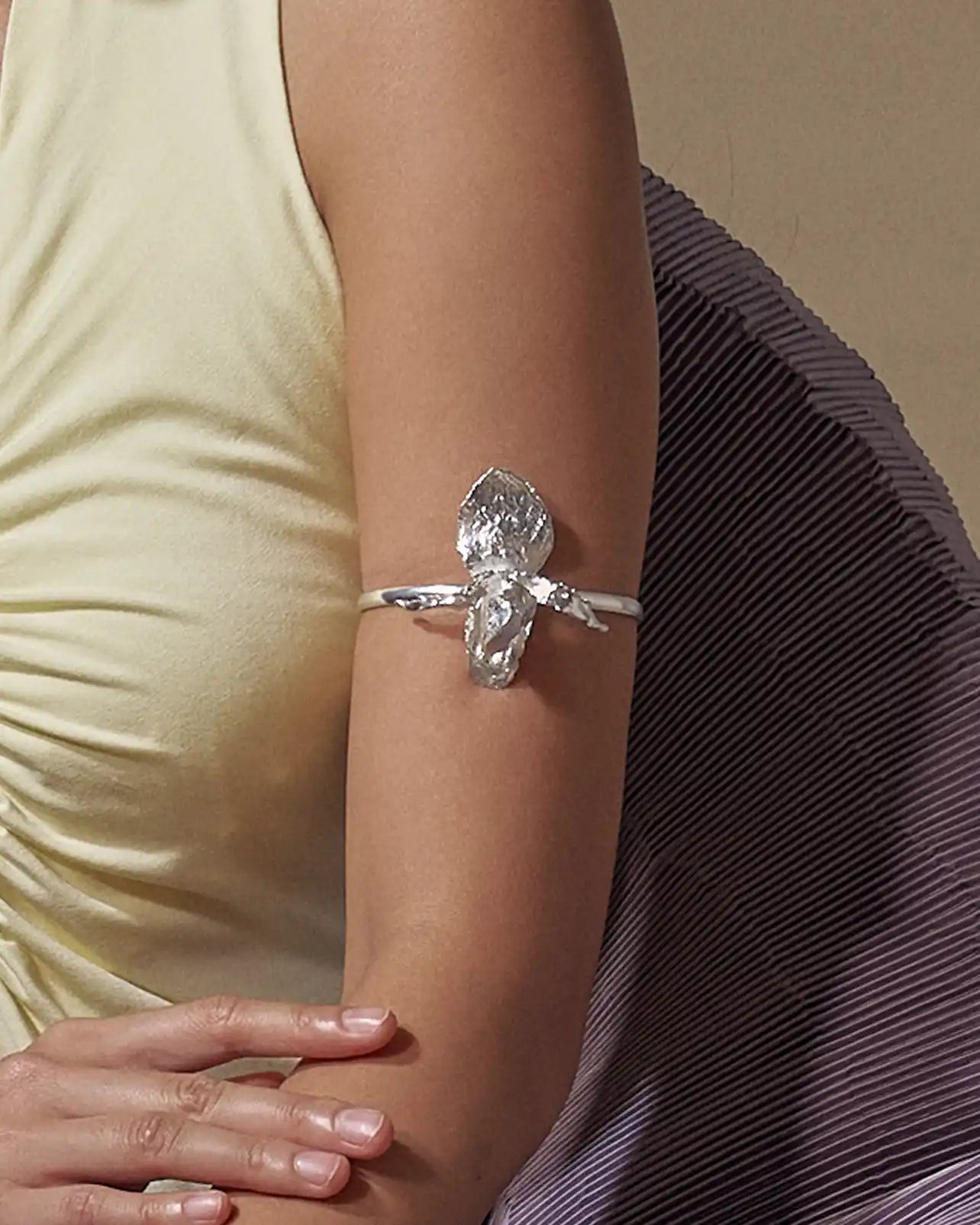 Nares Bangle (Silver)