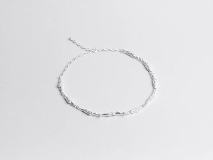 sterling silver necklace, 925 silver jewelry, contemporary necklace