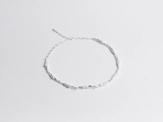 sterling silver necklace, 925 silver jewelry, contemporary necklace